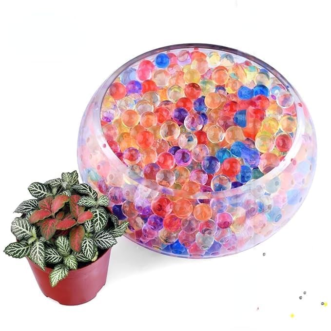 Bow Up Water Jelly Balls, Crystal Gel Beads, Multicolour Rainbow, Super Absorbent Polymer, 40 Grams, Reusable, for Vases and Plant Pots-image-40