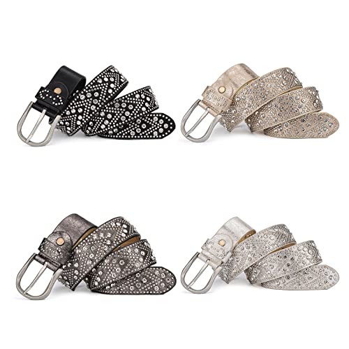 Shinning Rhinestone Waist Belts For Woman Adjustable Belt For Adult Woman Cowgirl Strap Female Jeans Skirt Waistband4