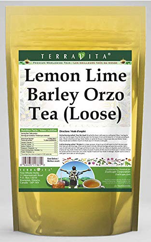 Lemon Lime Cebada Orzo Té (suelto) (4 oz, ZIN 553616) - Paquete de 2
