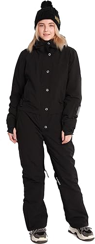 Bluemagic - Traje de esquí de una pieza para mujer, traje de invierno impermeable para deportes de nieve