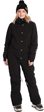 BGX Womens Snowsuit One Pieces Ski Suits Insulated Jumpsuit Waterproof Windproof Snowboard Jackets for Outdoor