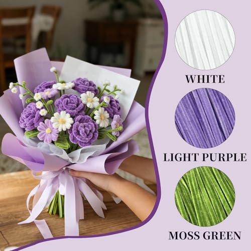 Image of VZF Lovely Light Purple Pipe Cleaners Craft,200pcs Arts Crafts,Chenille Stems Art Supplies for Projects Creative DIY Room Decor,Christmas Decorations,Teen Girl Gifts Trendy Stuff,Halloween Gifts