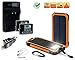 Produktbild LOOKit Ladegerät + 2X LOOKit Premium Akku BLC12 + Dual USB Lader + KFZ USB Lader + LOOKit Solar Powerbank 8000mAh Generation für Panasonic Lumix FZ300 G70M G70KA GX8 GX8M GX8MEG-K G6M G70 FZ1000