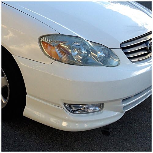 Spec-D Tuning Clear Lens Fog Lights + H3 Bulbs + Switch Included Compatible with Toyota Corolla 2003-2004 L+R Pair Assembly