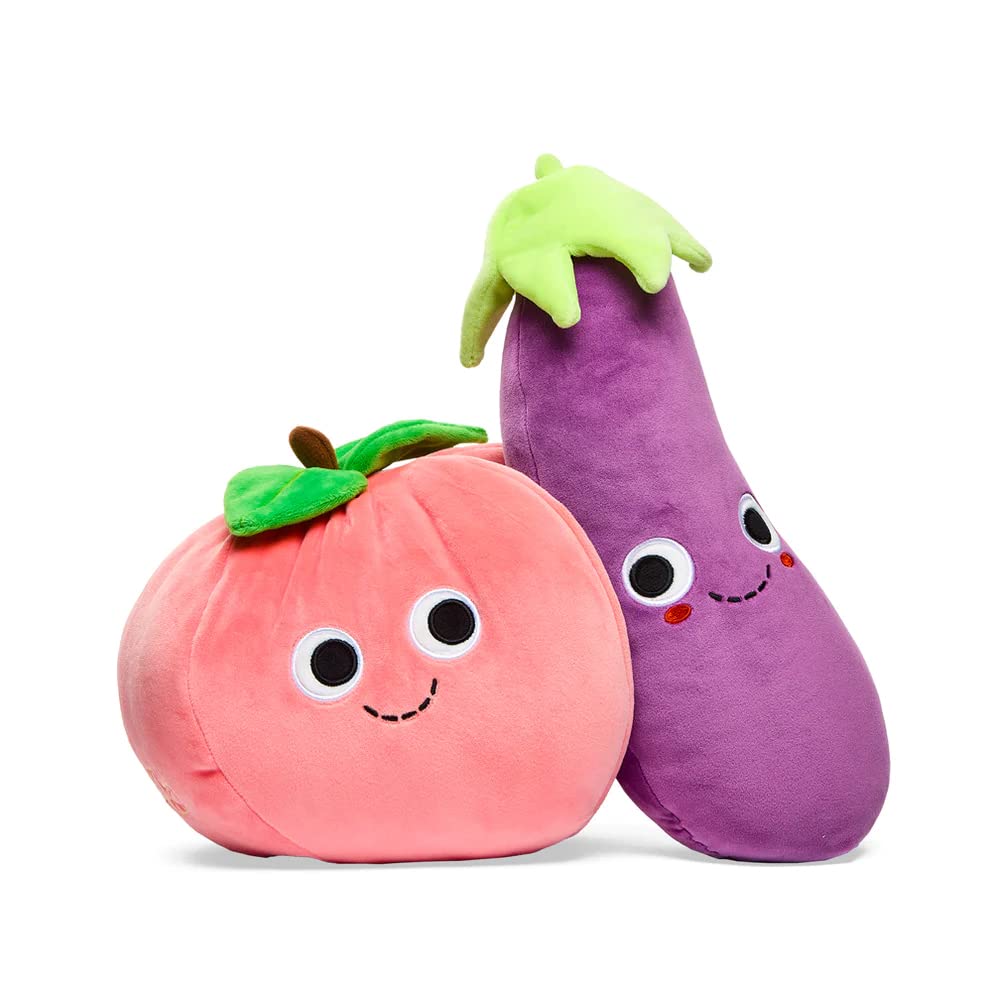 Amazon.com: Kidrobot Yummy World Eggplant & Georgia Peach 16 Inch