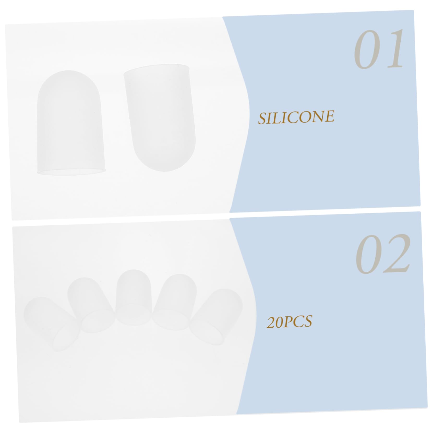 WRITWAA 20pcs Insulated Finger Cover Finger Dots Finger Tips Anti-Scald Finger Covers Anti-Scald Finger Sleeves Anti-Slip Finger Protectors Finger Caps Food Grade Silicone