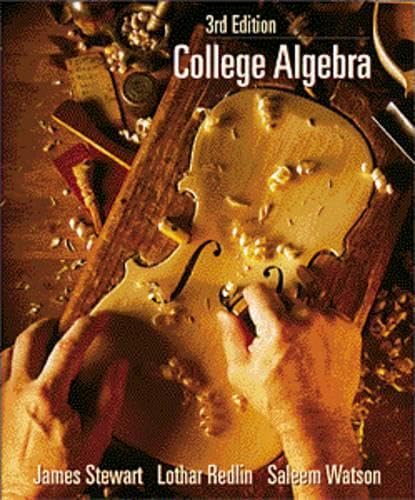 College Algebra (Available Titles CengageNOW) cover