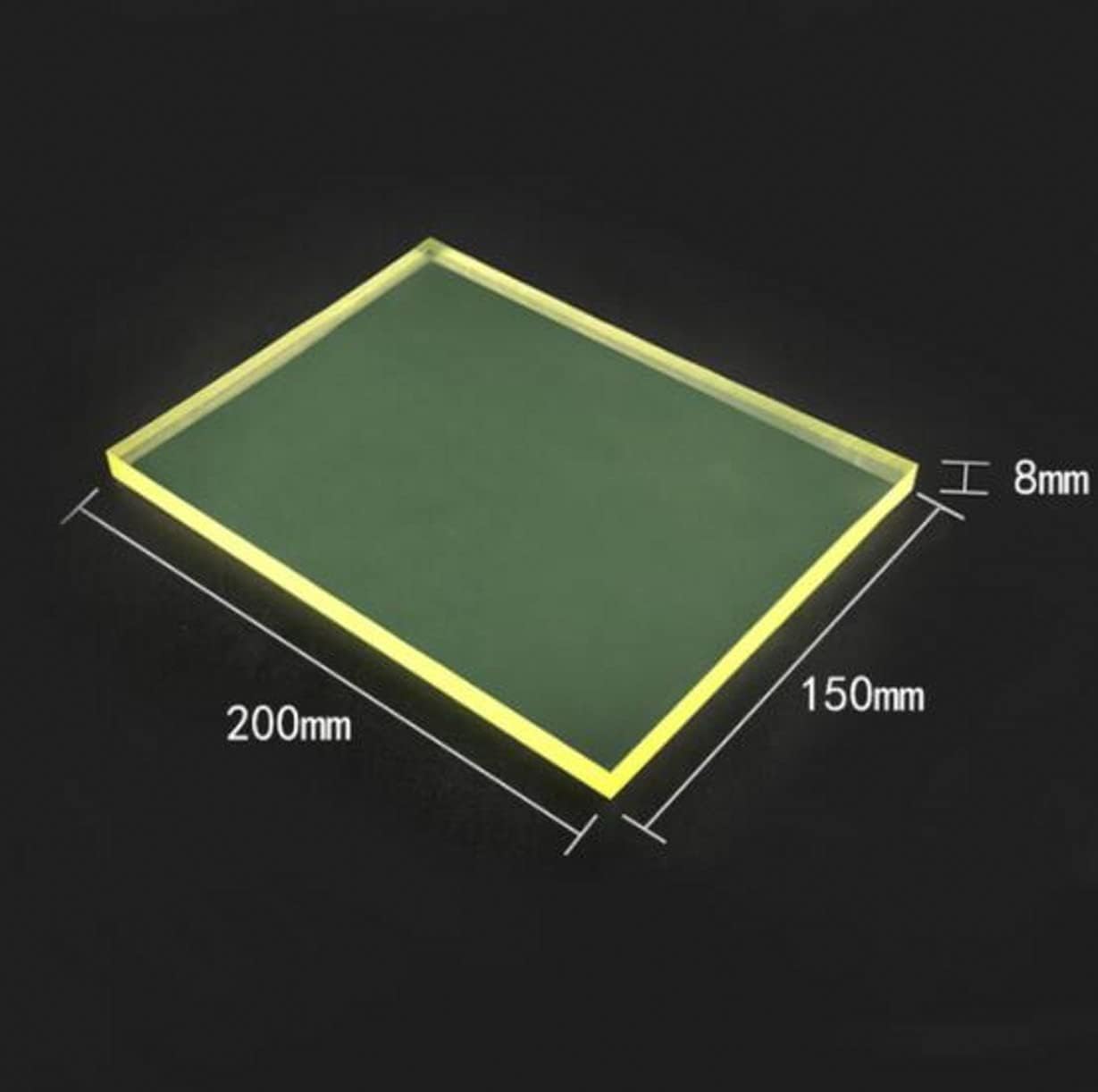 Stamping Board,Leather Craft Rubber Mute Board Cutting Hole Punch Stamping Tool Craft DIY,shockabsorbing Cushion, Reduce Noise, 20x15x0.8 cm, 2-Pack