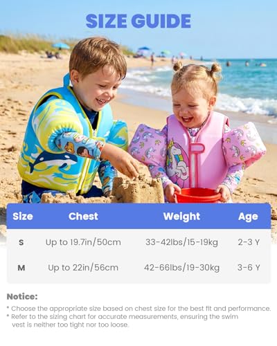 Image of Gogokids Puddle Float Jumper 33-66 Pounds, Toddler Swim Vest Kids Floaties