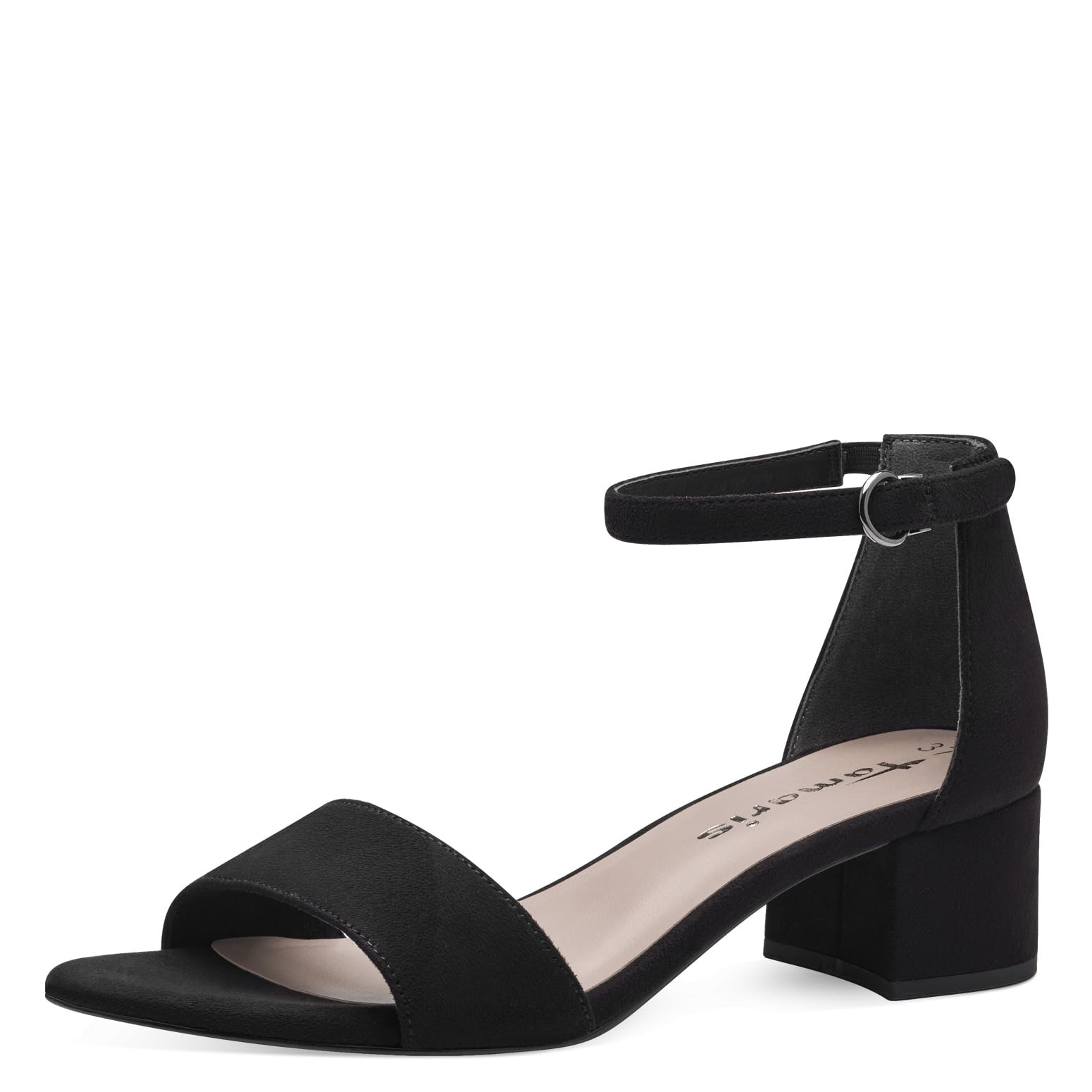 Tamaris Women’s sandal with block heel black 6.5 UK