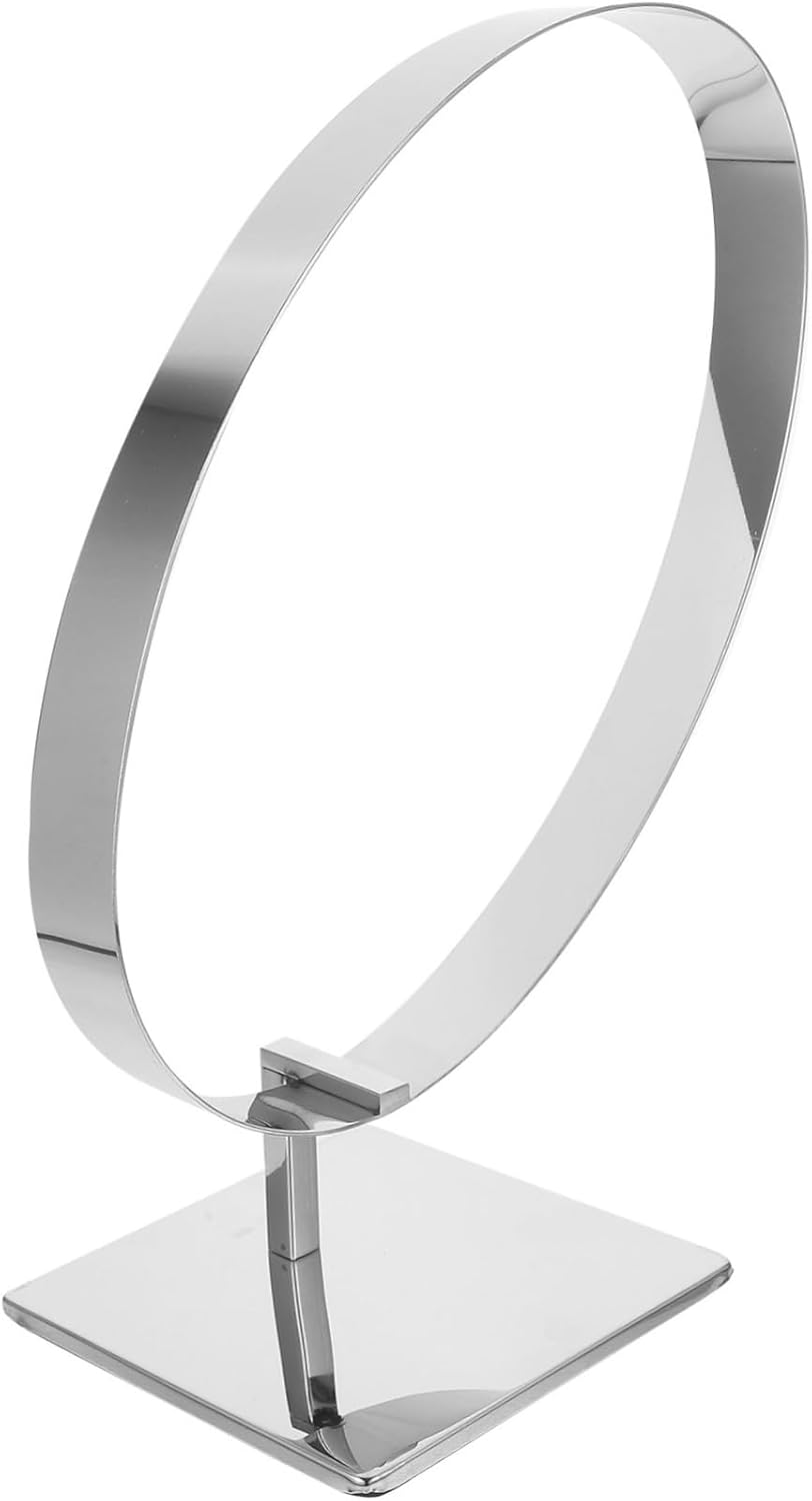 VOSAREA Belt Display Stand Stainless Steel Waistband Rack for Retail Showcases Smooth Surface Organizer for Supermarkets Stores and Exhibition Centers and Stylish Design