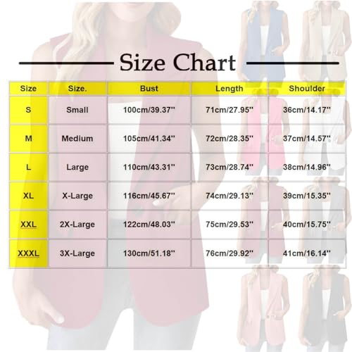 Womens Summer Sleeveless Vest Blazers Lightweight Fully-Lined Dressy Casual Work Office Blazers Tops with Pockets3