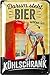 Darum günstig Kaufen-LANOLU Retro Blechschild Bier DARUM STEHT BIER UNTEN lustige Schilder Bar Dekoration für Partykeller, Kneipen Bardeko für Stammtisch, Geschenkidee Vatertag 20x30cm