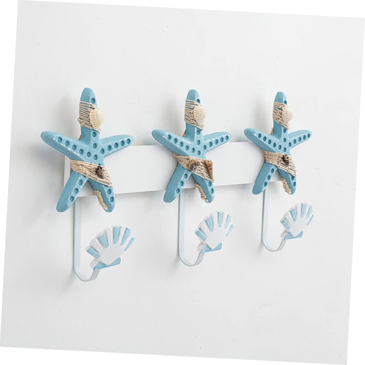 Gancio Decorativo da Muro 3 Appendini, Stile Costiero