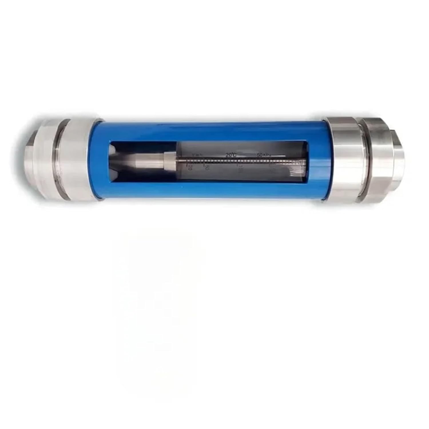 Gas Water and Liquid G2 Thread Vertical Glass Rotor Float Flowmeter VA10-50(Liquid 630-6300L H)