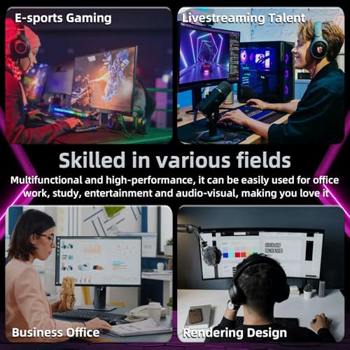 Image of Prebuilt Gaming PC Desktop,Intel Core i5 Business Office Tower Computers PC | RX560 4G Graphics Card, 16GB RAM and 512GB SSD, WiFi, Win11 Home, Suitable for Study,transaction,Entertainment,Gaming, etc.