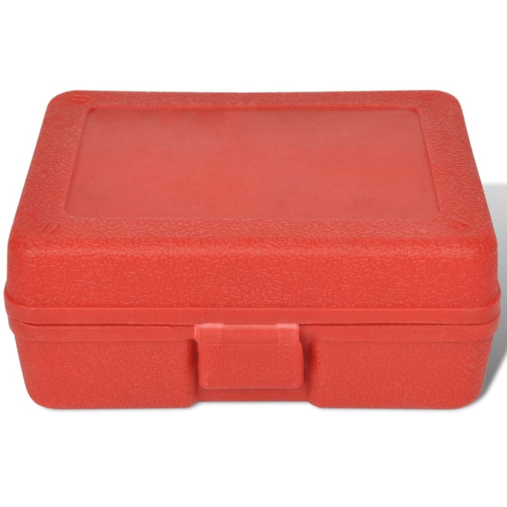 Juego de sensores de oxígeno de 5 piezas con rociador roscado, acero al cromo vanadio, llave de vaso de 3/8" y 1/2", caja de almacenamiento, herramienta universal de reparación de coches para
