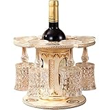 botellero ceramico madrid Se puede colocar una botella de vino tinto, se pueden colgar seis copas, con estilo y fácil de instalar