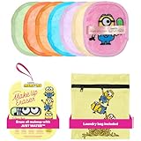 The Original MakeUp Eraser, 7-Day Set, Erase All Makeup With Just Water, Including Waterproof Mascara, Eyeliner, Foundation, Lipstick, Sunscreen, and More! (Minions), 7ct.