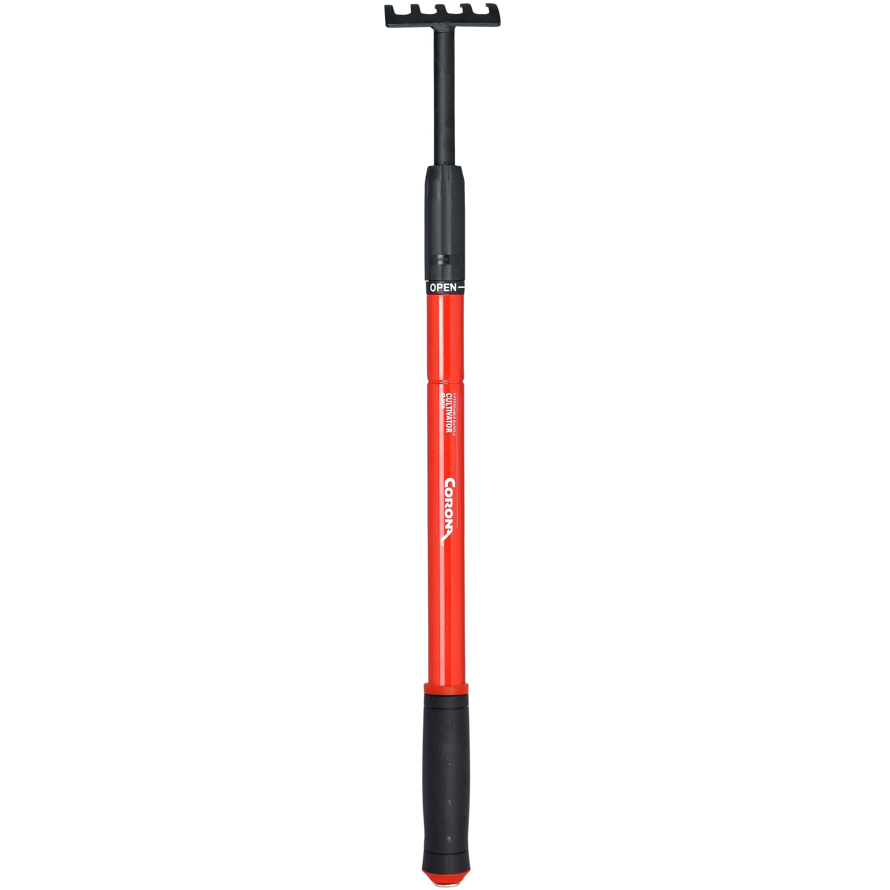 Corona GT 3070 Extendable Handle Cultivator, Red, 18"-32"