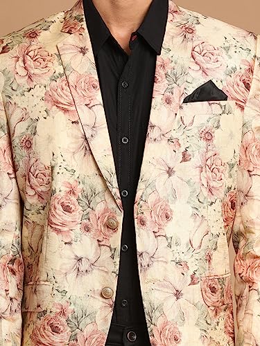 Image of VASTRAMAY Men's Silk Blend Blazer
