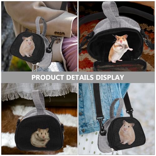 Bolsa de transporte para hámster PRETYZOOM ajustable y portátil 6