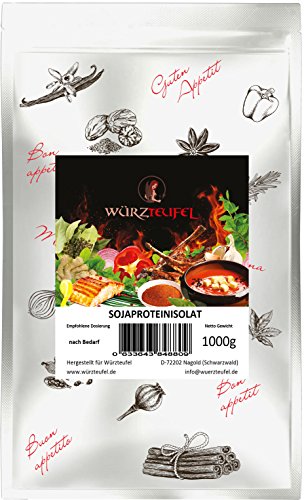 Soja - Eiweiß, natives Soja - Isolat, Sojaprotein 92%, Höchste Wertigkeit. Beutel 1000g (1,0KG)
