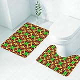 Resistente a la suciedad y fácil de limpiar:Superficie lisa diseñada para resistir la suciedad y el pelo. Simplemente limpie las alfombras para el baño con un paño húmedo o enjuague con boquilla de ducha puede hacer que su alfombra de ducha, así como nuevo