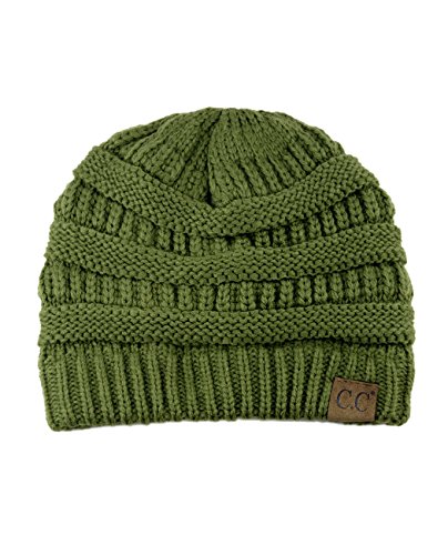 Image of Cambridge Select Thick Slouchy Knit Oversized Beanie Cap Hat