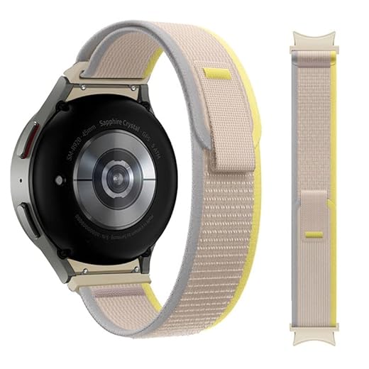 Pulseira de Nylon Ridge Nova Exclusive Marca 123Smart compatível com Galaxy Watch 4 Watch 5 Watch 6 Watch 7 40mm 42mm 43mm 44mm 45mm 46mm 47mm