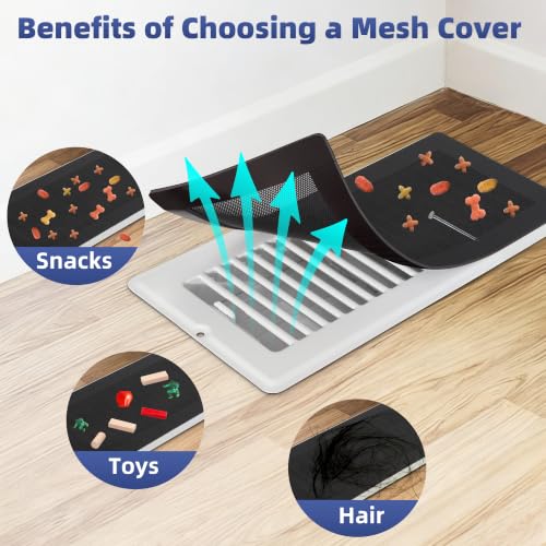 Magnetic Vent Cover, 3 Pack 5" x 13" for Floor, Wall & Ceiling Register - image 4