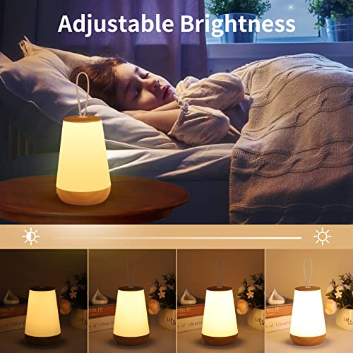 Glovios Lampada da Comodino Senza Fili con