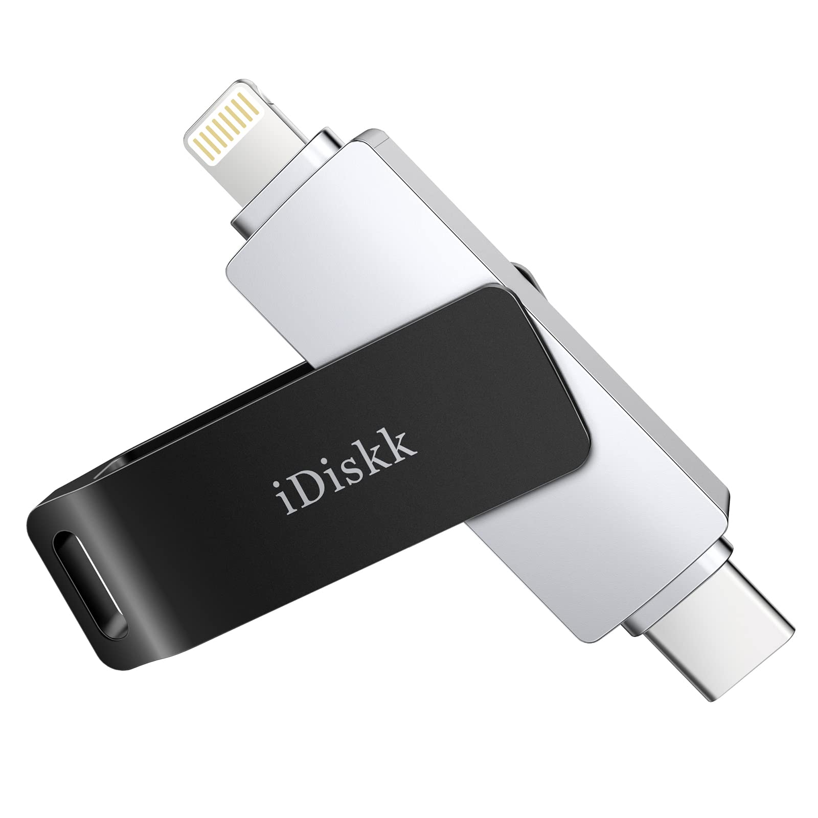 Mfi Certified iDiskk 512GB iPhone USB Storage Flash Drive Photo Storage for All iPhone & USB-C iPad Models,MacBook,Laptops and Android Phones Photo Stick Omni for iPhone and Computer