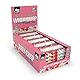 ALL STARS Whey-Crisp Protein Bar - crunchiger 50g Eiweiß-Riegel Wheyprotein-Isolat + Whey-Crispies - 25x White Chocolate Raspberry