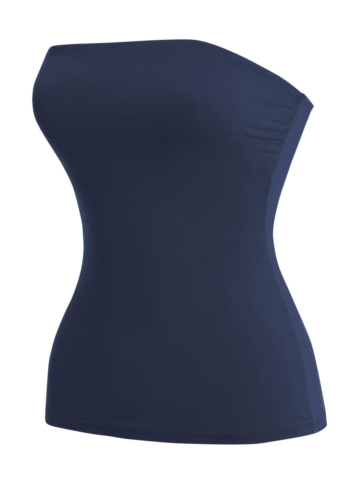MixMatchy Women's Stretchy Strapless Tube Top Y2K Bandeau Top