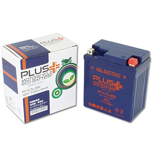 プラスバッテリー PTX7L-BS シールド式 ジェルタイプ バイク用 7L-BS ジェベル125 ジェベル200/250