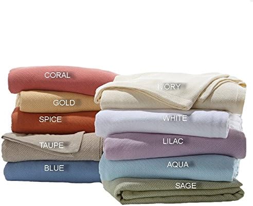 Collection 100% Egyptian Cotton Blanket (King, Lilac)