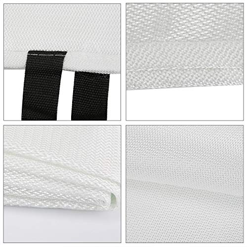 DIBBATU Fire Blanket Emergency for Kitchen, Suppression Flame Retardent Safety Blanket for Home, Schooll, Fireplace, Grill, Car, Office, Warehouse (39 in x 39 in)