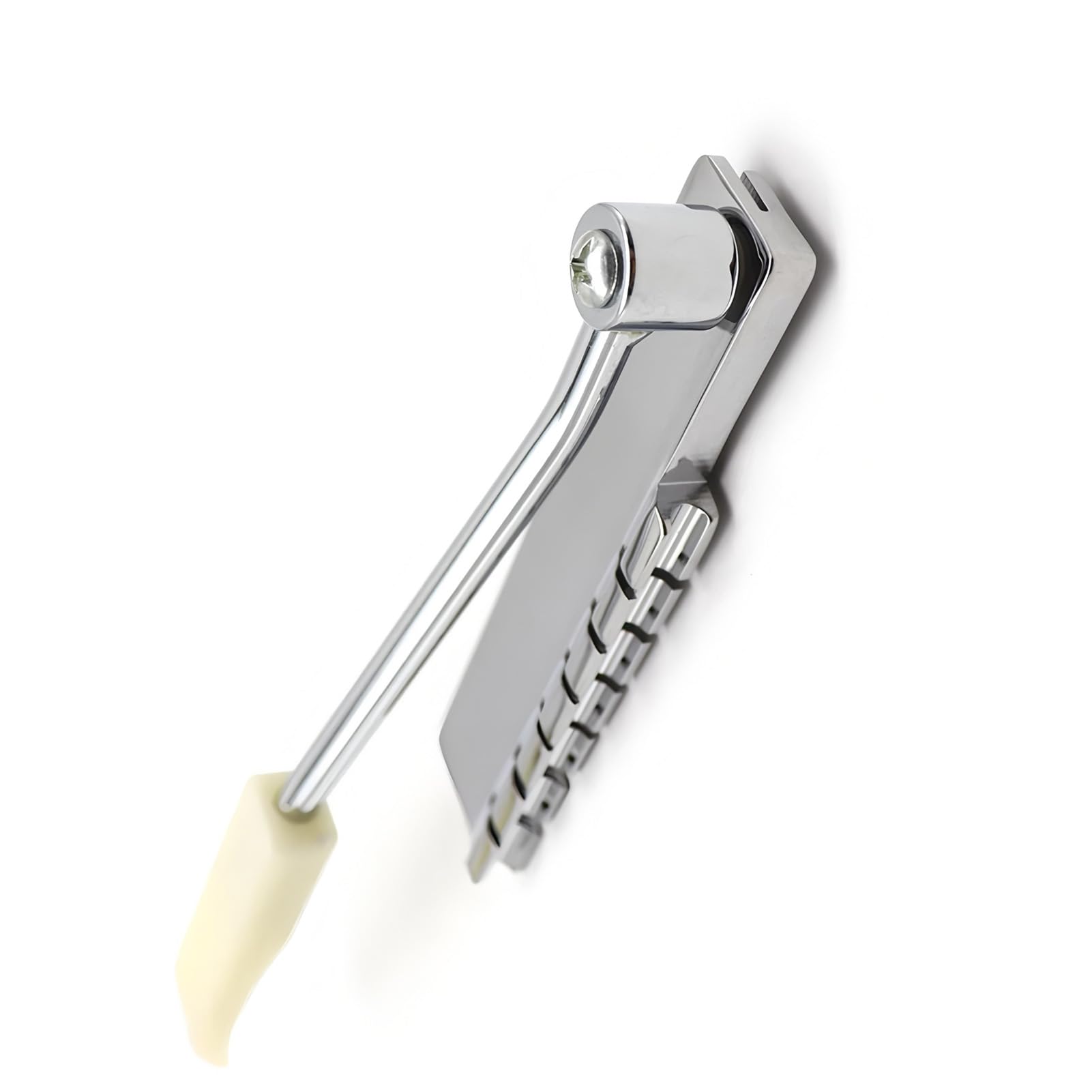 Ponte Vibrato per Chitarra Elettrica, Cordiera in Ottone con Braccio Tremolo, 2 Opzioni di Dimensione per Chitarra Elettrica ES SG Flying V (SILVER)