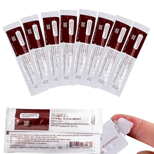 LEAYOKA 50 unidades de crema de tatuaje reparación, gel de vitamina A y D, bálsamo nutritivo para calmar la piel después de tatuajes, microblading y maquillaje permanente, ungüento hidratante para