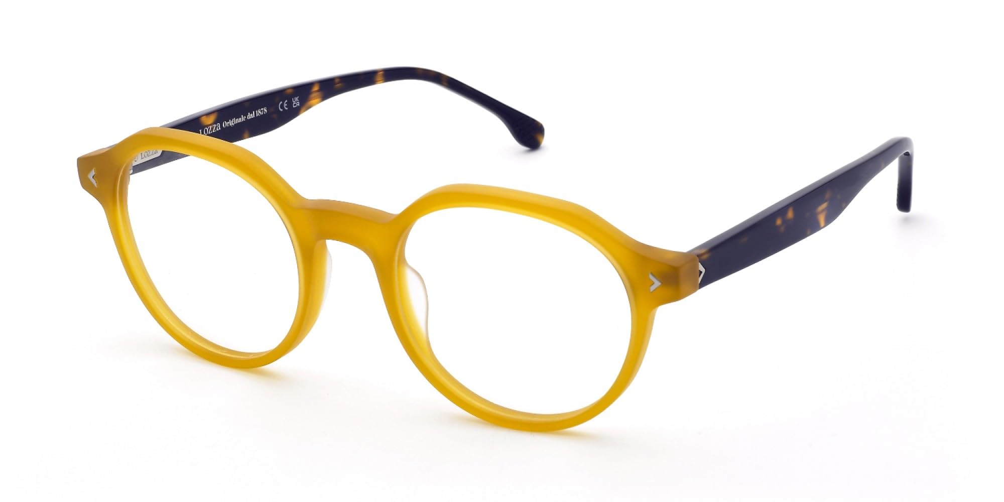 LOZZA VL4385 Okulary męskie z matowym opalem miodu, 52, Matt Opal Honey, 52