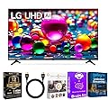 LG 55 Inch Class UA77 Series LED AI 4K Smart webOS TV (2025 Model) + HDMI Cable + 12 Month CPS Warranty + Streaming Bundle – HDR10, ThinQ AI, Wi-Fi 6, Voice Control, Slim Design (55 inch)
