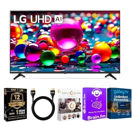 LG 55 Inch Class UA77 Series LED AI 4K Smart webOS TV...