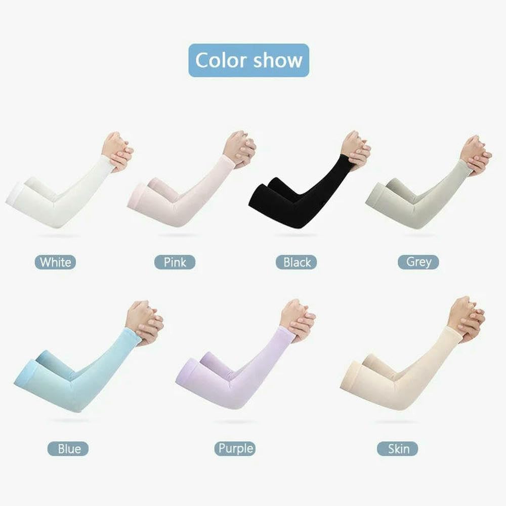 Manchon de Protection Unisexe pour Les Bras, pour Femmes et Hommes, pour Le Sport, Protection Contre Les UV, pour la Course à Pied, la pêche, Le Cyclisme, Le Ski