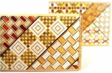 Japanese Yosegi Puzzle Box 4 Sun 12 Moves by Japanese Puzzle Boxes