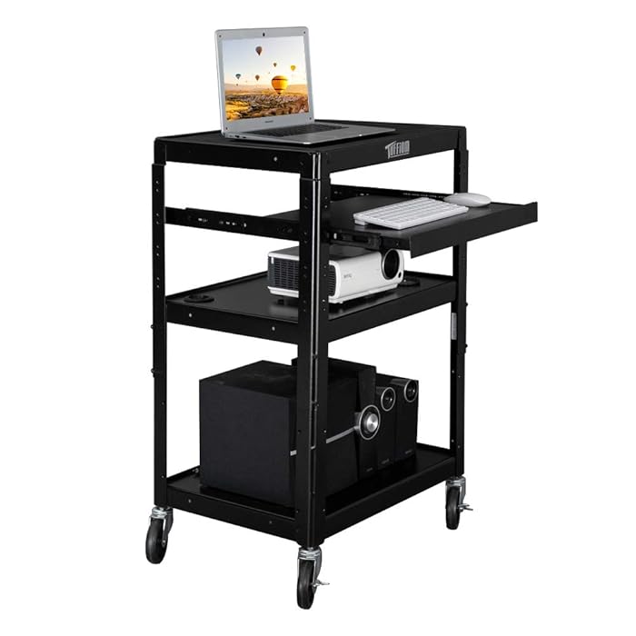 Buy TUFFIOM AV Presentation Cart for Video Projector Laptop Computer