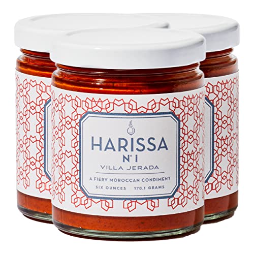 Villa Jerada, Harissa, 6 oz Fiery Moroccan Condiment, Impart The