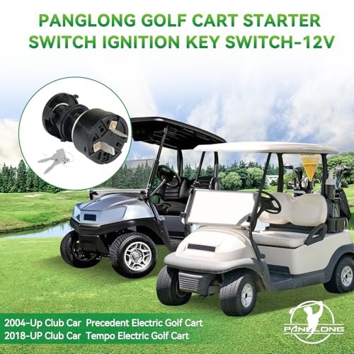 Panglong Starter Switch,Golf Cart Ignition Switch Club Car Precedent Electric 2004+ 2Terminal,Suit 102508601 - Thumbnail 6