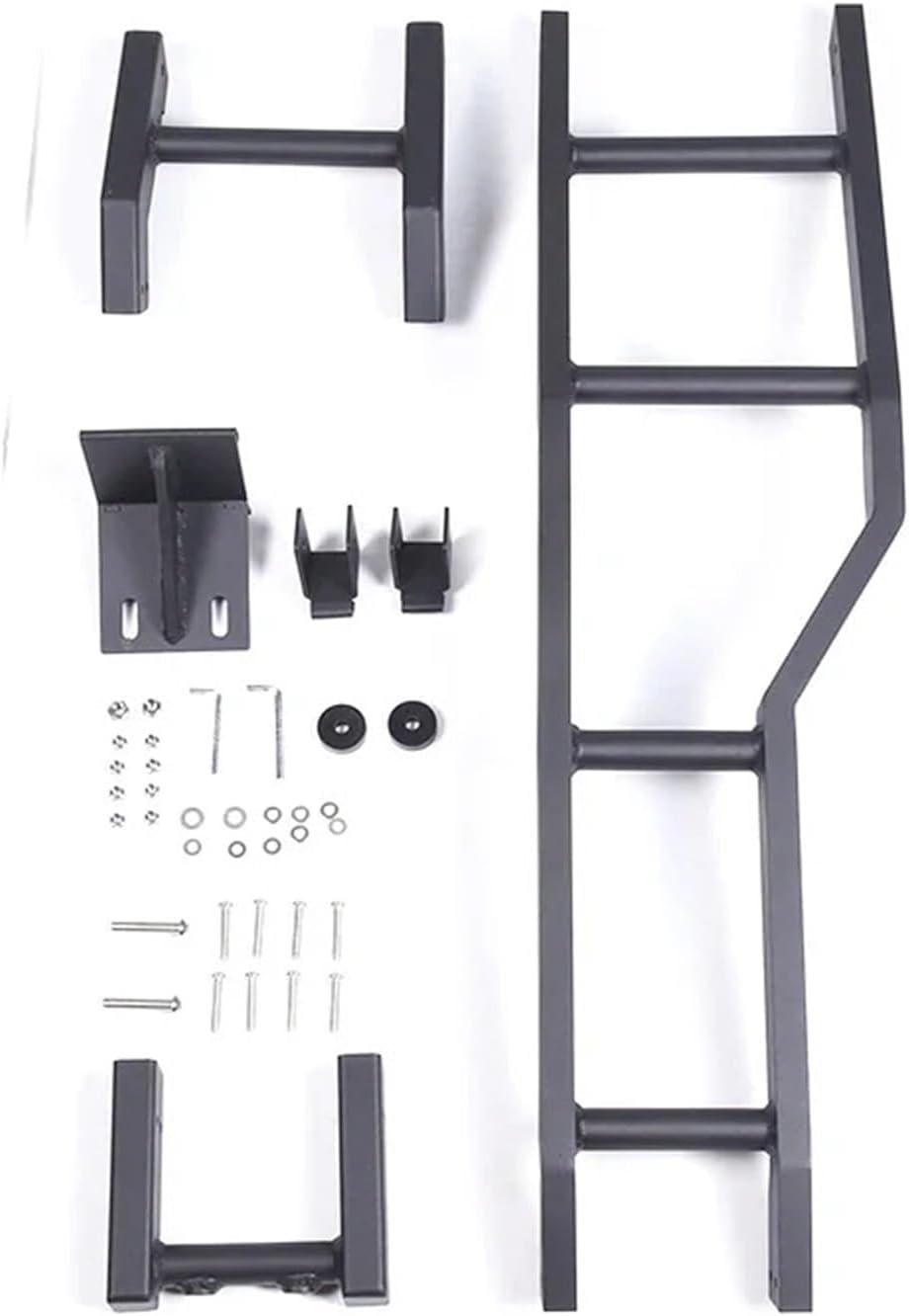 Compatible with Toyota 2007-2021 FJ Cruiser Black Car Styling Car Rear Tail Door Ladder Climbing