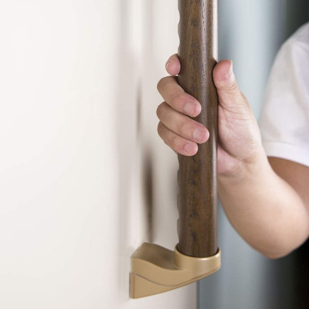 Maniglie in legno impermeabili per esterni, per supporto di sicurezza in porte, corridoi, scale, cantine e garage, soluzione durevole e affidabile per corrimano